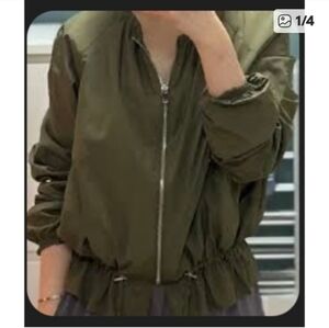 Zara Khaki Bomber Jacket for Women